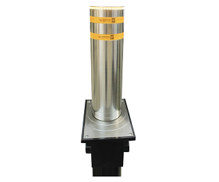 气动式全自动升降柱路障