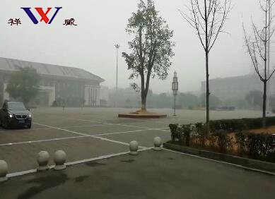 自动雷达测速3排破胎钢刀系统通车测试视频