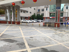 乐山市沙湾区某学校防撞桩安装完毕