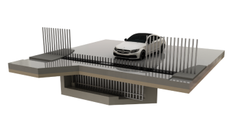 伸缩围栏（最长8米一台