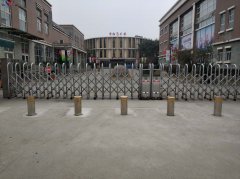 新津某中学升降柱安装